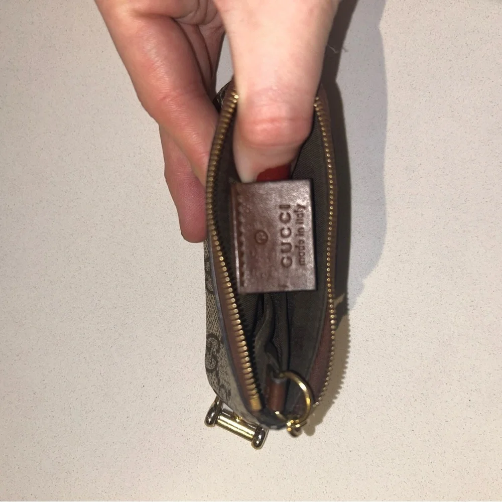 Gucci Beige and Brown Key & Card Holder - Picture 2 of 11